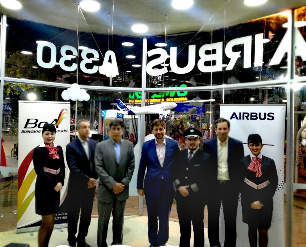 “BoA presenta el Airbus 330 que se incorpora a su flota de aeronaves”