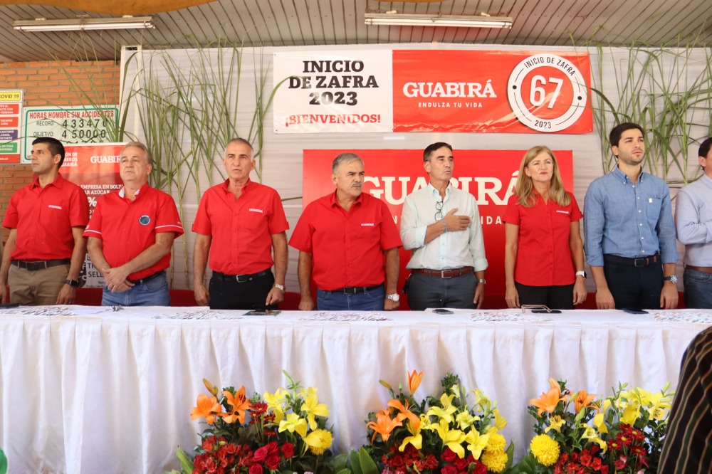 GUABIRÁ INICIA LA ZAFRA Nº 67 CON EL DESAFIO DE LOGRAR UNA ZAFRA 2023 EXITOSA