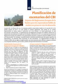 Planificación de escenarios del CBI con respecto al Reglamento Europeo de la Madera