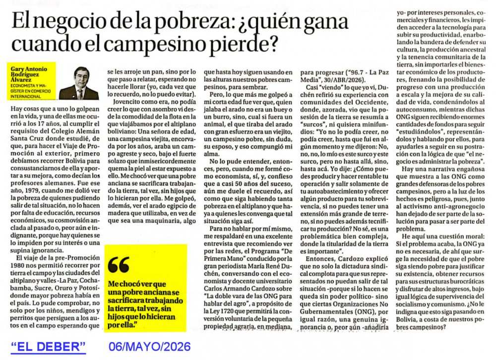 El negocio de la pobreza: ¿quién gana cuando el campesino pierde?