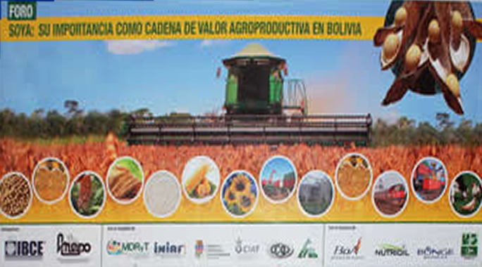 Foro ANAPO-IBCE: Mostrarán la importancia de la soya como cadena de valor agroproductiva en Bolivia