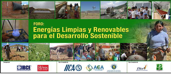 Foro: Energías Limpias y Renovables para el Desarrollo <br>Sostenible Agroproductivo