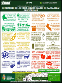 Desempeño del sector agropecuario de Santa Cruz  Gestión 2014