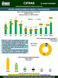 Bolivia: Exportaciones de Girasol y sus derivados