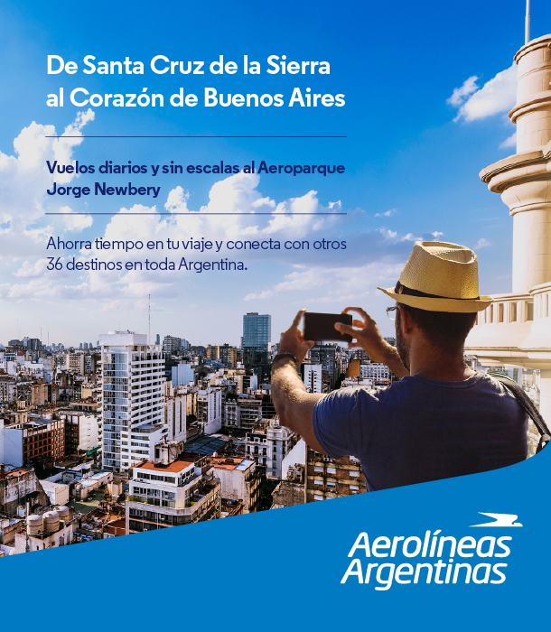 Aerolíneas Argentinas - De Santa Cruz de la Sierra al Corazón de buenos aires
