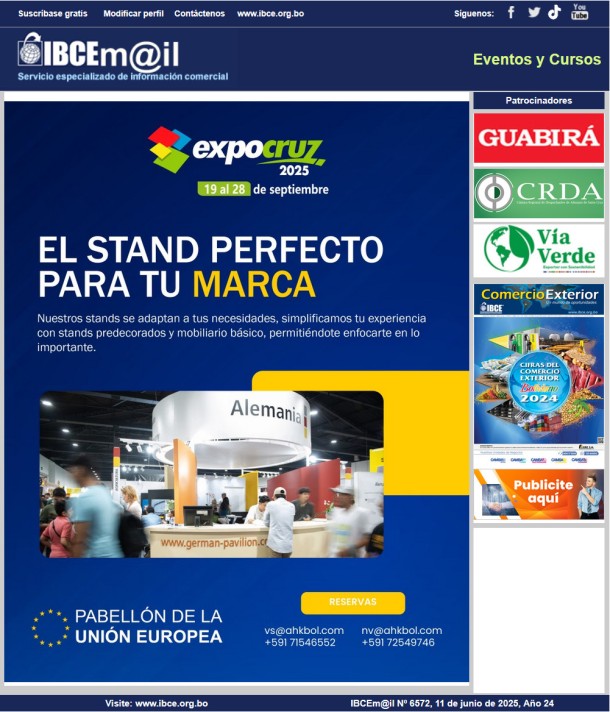 Expocruz 2025 – Pabellón UE