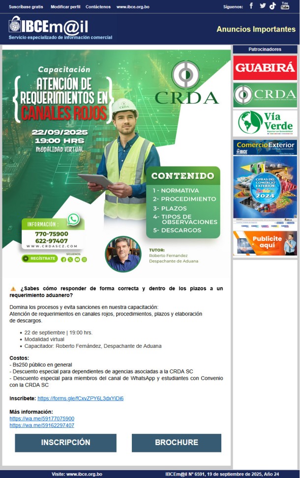 Capacitación: Atención Requerimientos en Canales Rojos