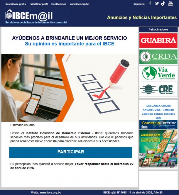 Encuesta Servicio abril 2026