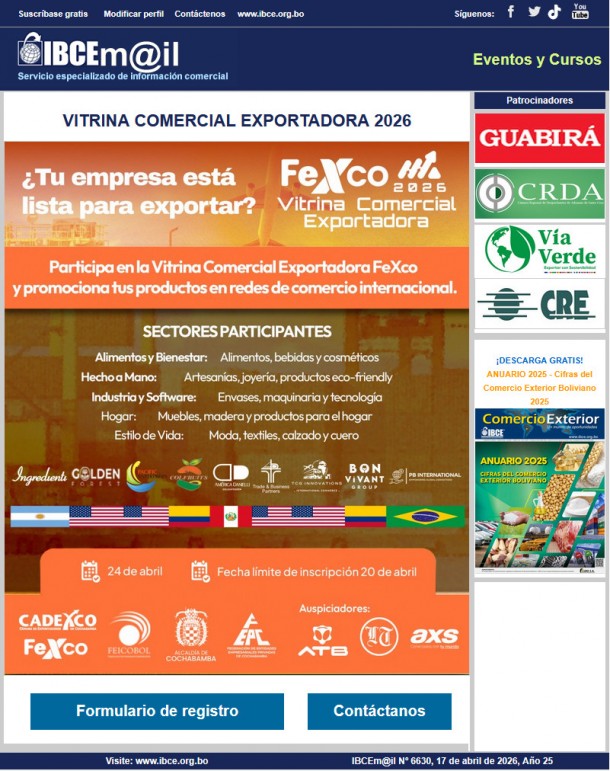 VITRINA COMERCIAL EXPORTADORA 