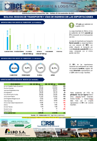 Bolivia: Modos de Transporte y Vías de Ingreso de las Importaciones
