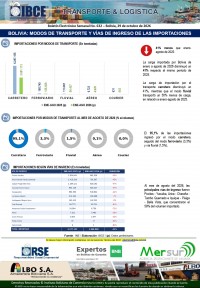 Bolivia: Modos de Transporte y Vías de Ingreso de las Importaciones