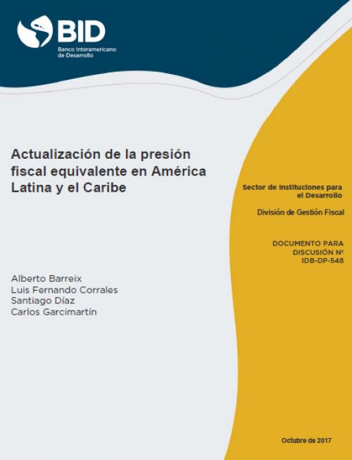 Actualización de la presión fiscal equivalente en América Latina y el Caribe