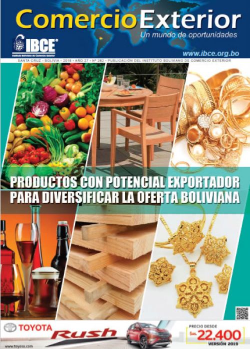 Productos con potencial exportador para diversificar la oferta boliviana